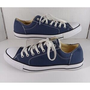 Converse All Star Ox Chuck Taylor Mens 11 Women 13 Sneakers Blue Low Top Canvas